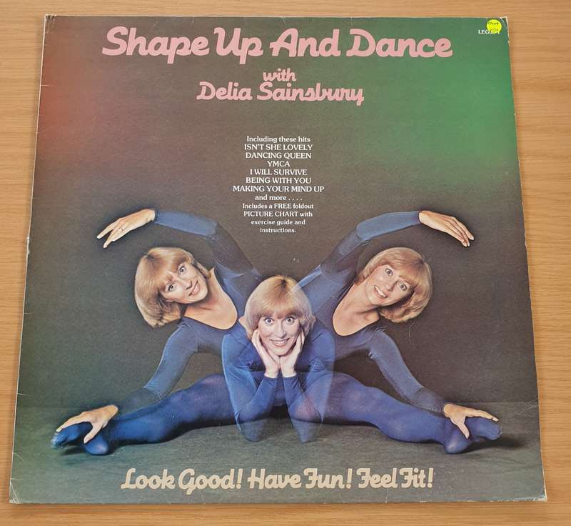 Shape Up and Dance With Delia Sainsbury (with diagrams)  Vinyl LP Record  (VG+)