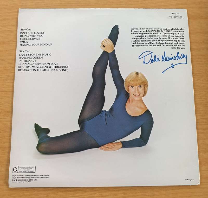 Shape Up and Dance With Delia Sainsbury (with diagrams)  Vinyl LP Record  (VG+)