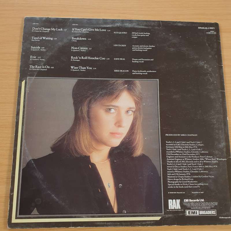 Suzi Quatro  If You Knew Suzi... -  Vinyl LP Record (VG)