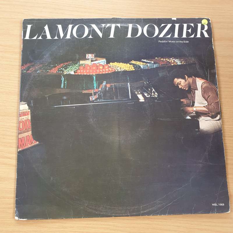 Lamont Dozier  Peddlin' Music On The Side -  Vinyl LP Record (VG)