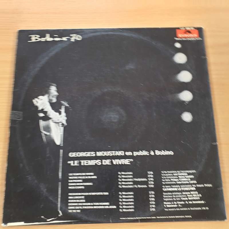 Georges Moustaki  Bobino 70 -  Vinyl LP Record (VG)