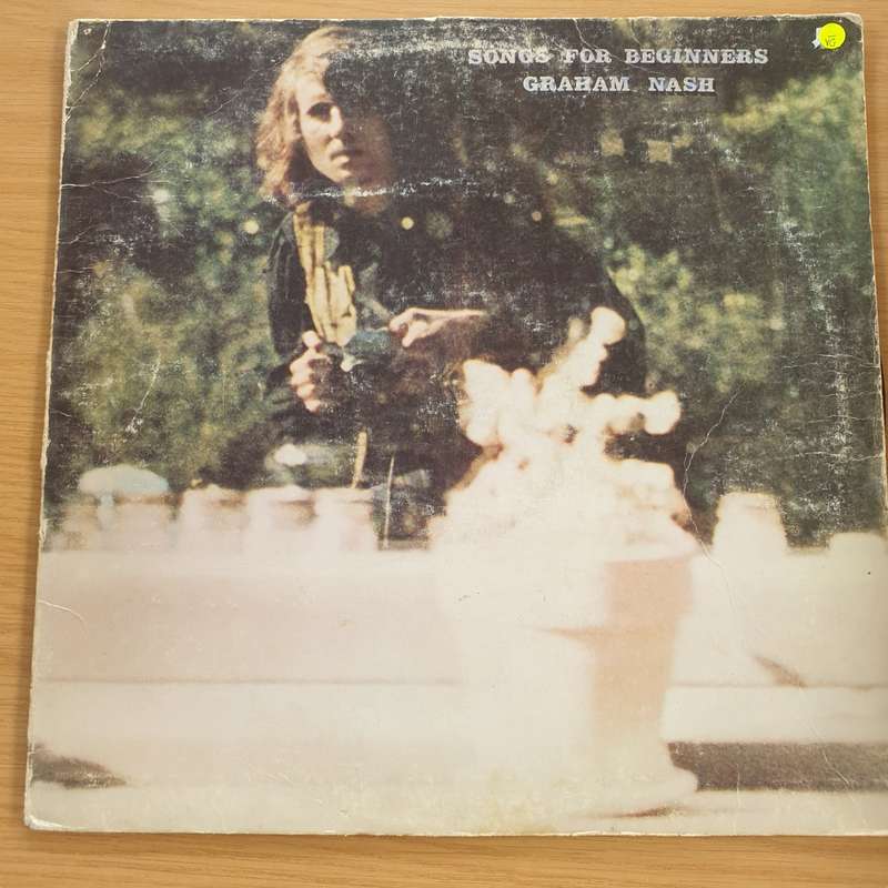 Graham Nash  Songs For Beginners - Vinyl LP Record  (VG-)