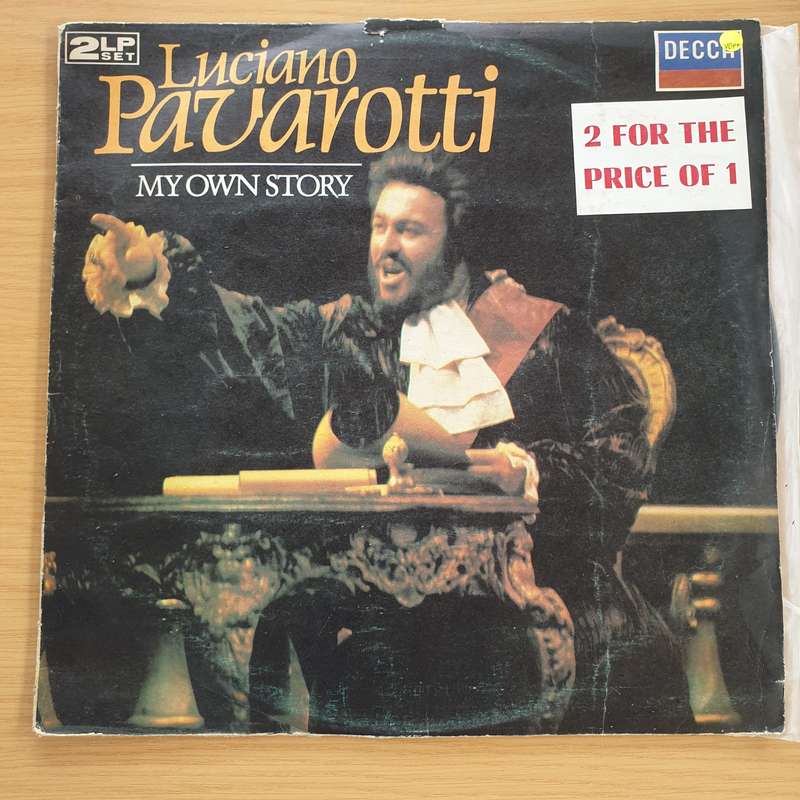 Luciano Pavarotti  My Own Story - Double Vinyl LP Record (VG+)
