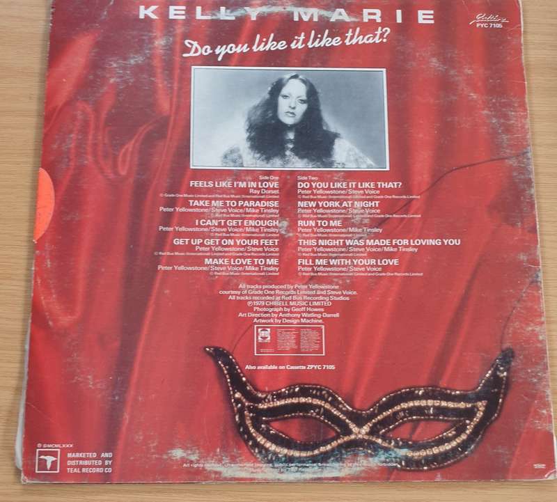 Kelly Marie - Do You Like it Like That - Vinyl LP Record (VG+)