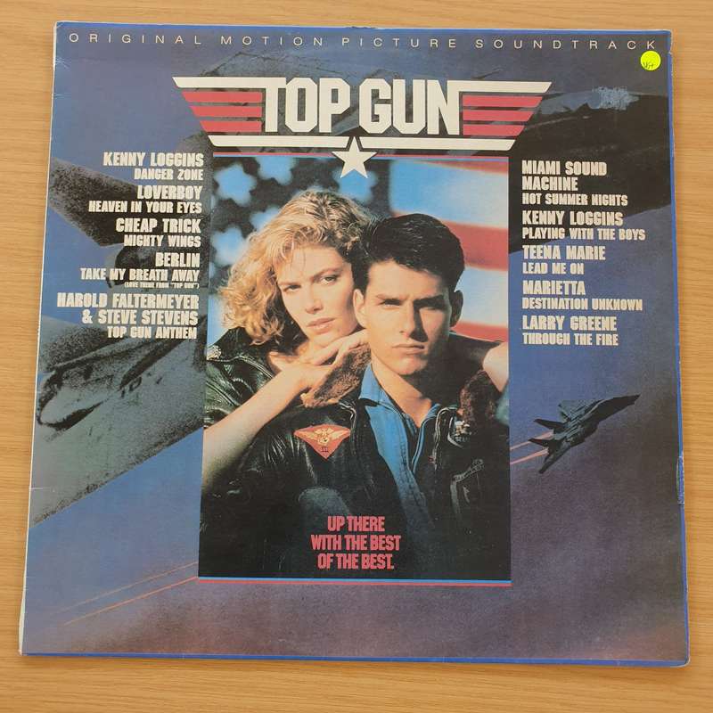 Top Gun (Original Motion Picture Soundtrack - Vinyl LP Record - Very-Good+ Quality (VG+) (verygoo...