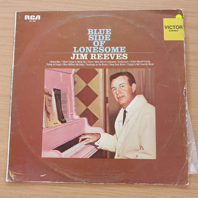 Jim Reeves - Blues Side of Lonesome -  Vinyl LP Record (VG)