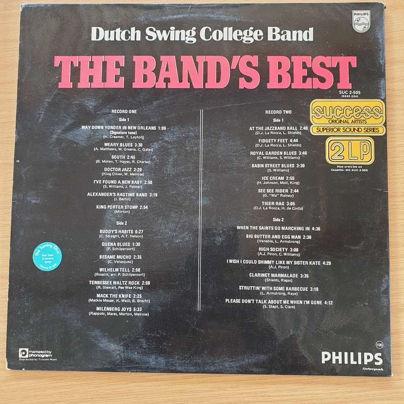 Dutch Swing College Band  The Band's Best (Success Original Artists)  - Double Vinyl LP Record...