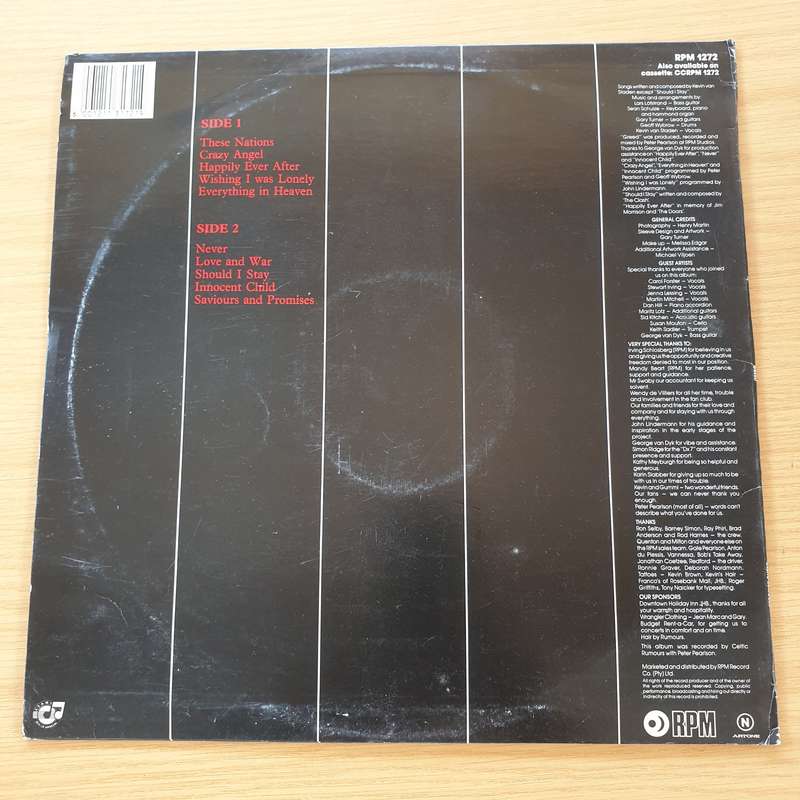 Celtic Rumours  Greed - Vinyl LP Record (VG+)