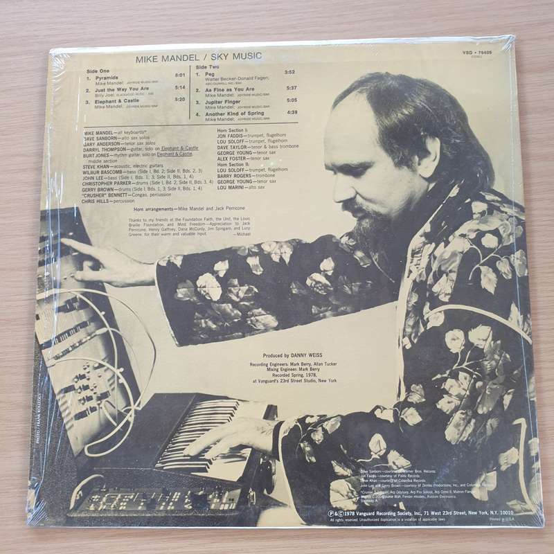 Mike Mandel  Sky Music - Vinyl LP Record (VG+)
