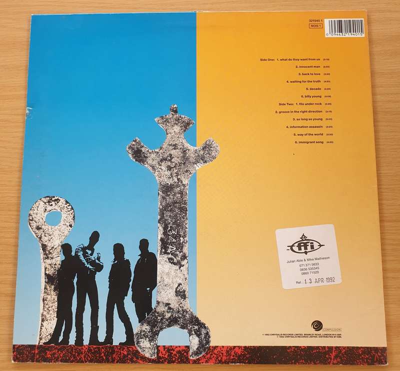 Two Tribes  2 Tribes  Vinyl LP Record (VG+)