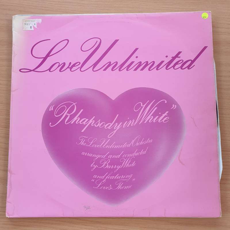 The Love Unlimited Orchestra  Rhapsody In White - Barry White Vinyl LP Record (VG+)