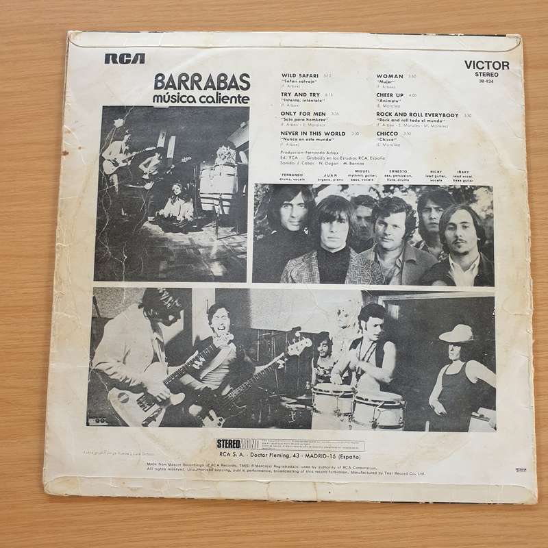 Barrabas  Barrabas - Vinyl LP Record (G)