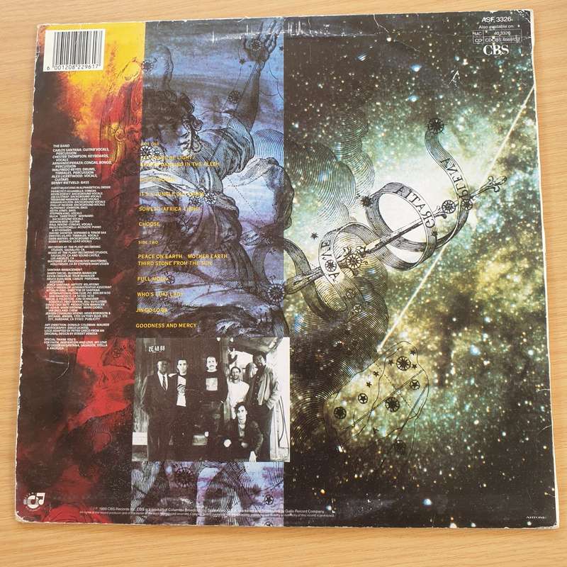 Santana  Spirits Dancing In The Flesh -  Vinyl LP Record (VG)