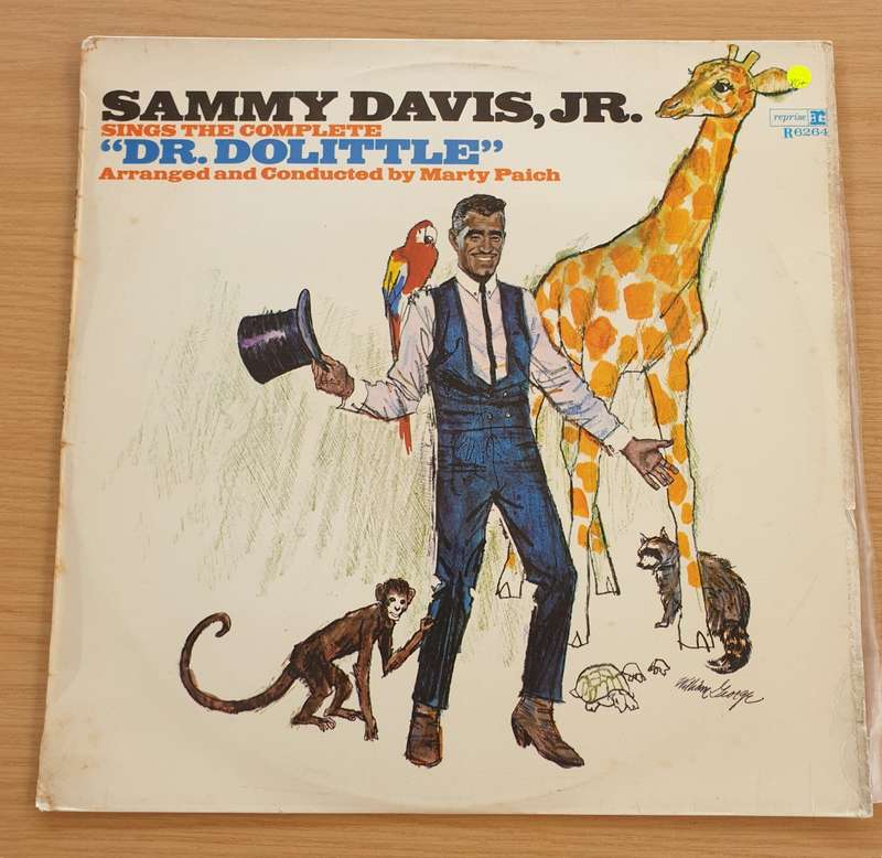 Sammy Davis Jr.  Sings The Complete "Dr. Dolittle"  Vinyl LP Record (VG+)