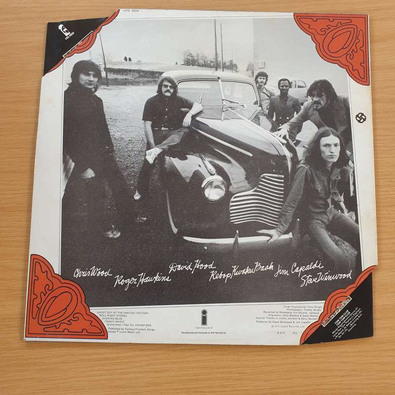 Traffic  Shoot Out At The Fantasy Factory (UK) - Vinyl LP Record (VG+)
