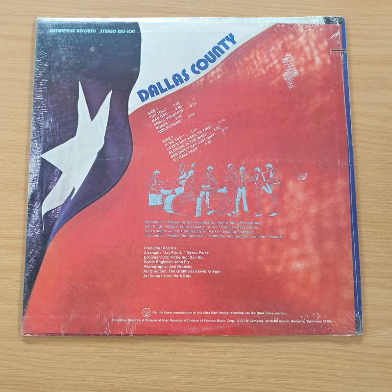 Dallas County  Dallas County -  Vinyl LP Record - Sealed