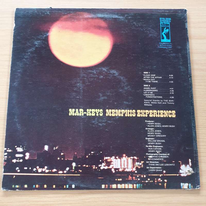 The Mar-Keys  Memphis Experience - Vinyl LP Record (VG+)