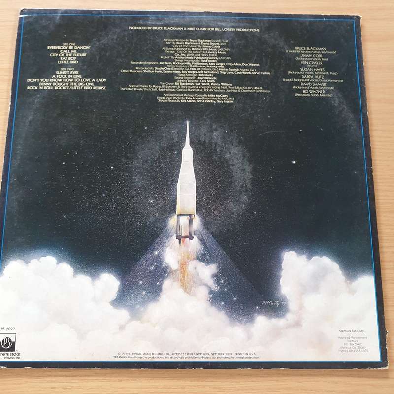 Starbuck  Rock 'N Roll Rocket - Vinyl LP Record (VG+)