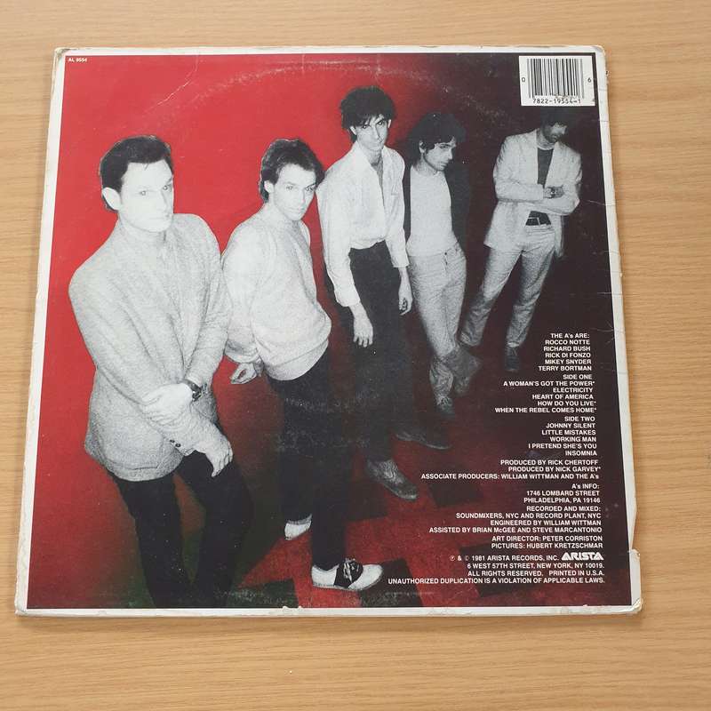 The A's  A Woman's Got The Power - Vinyl LP Record (VG+)