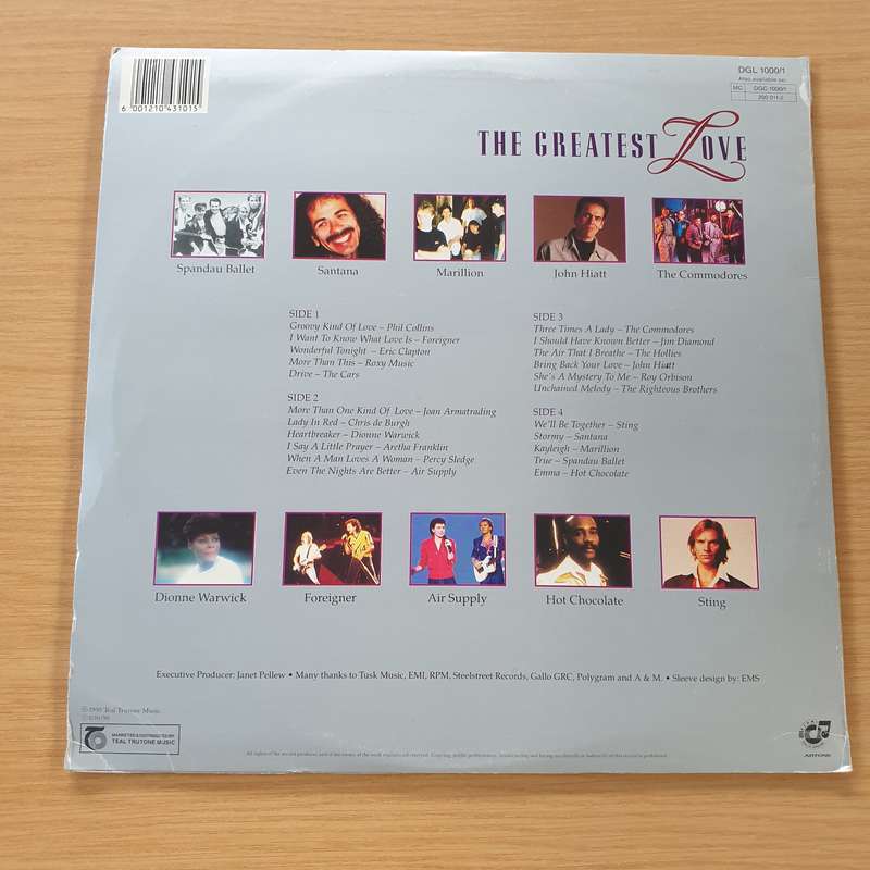 The Greatest Love - Original Artists - Double Vinyl LP Record (VG+)