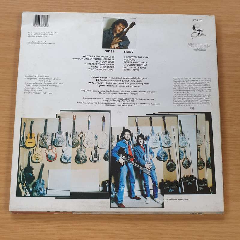 Michael Messer  Diving Duck - Vinyl LP Record (VG+)