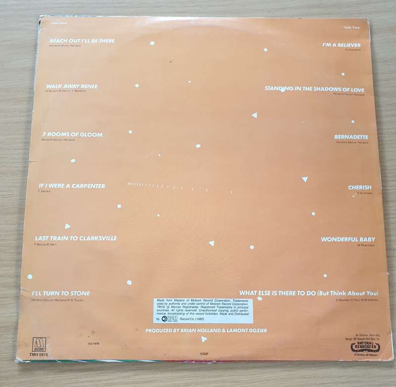 Four Tops  Reach Out - Vinyl LP Record (VG+) (D)