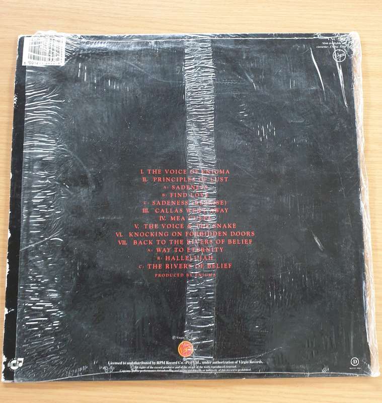 Enigma  MCMXC a.D. - Vinyl LP Record (VG+)
