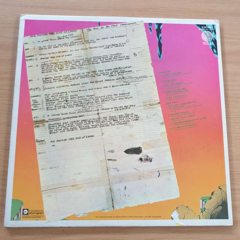 The Sensational Alex Harvey Band  Tomorrow Belongs To Me - Vinyl LP Record (VG+)