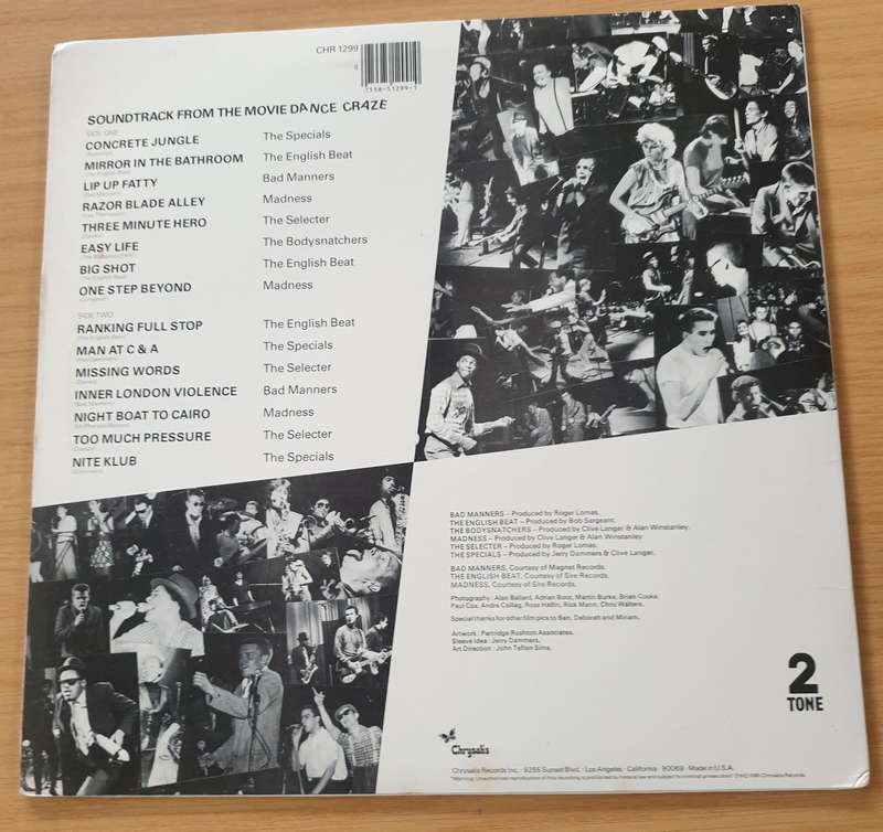 Dance Craze - Best of British SKA - Vinyl LP Record (VG+)