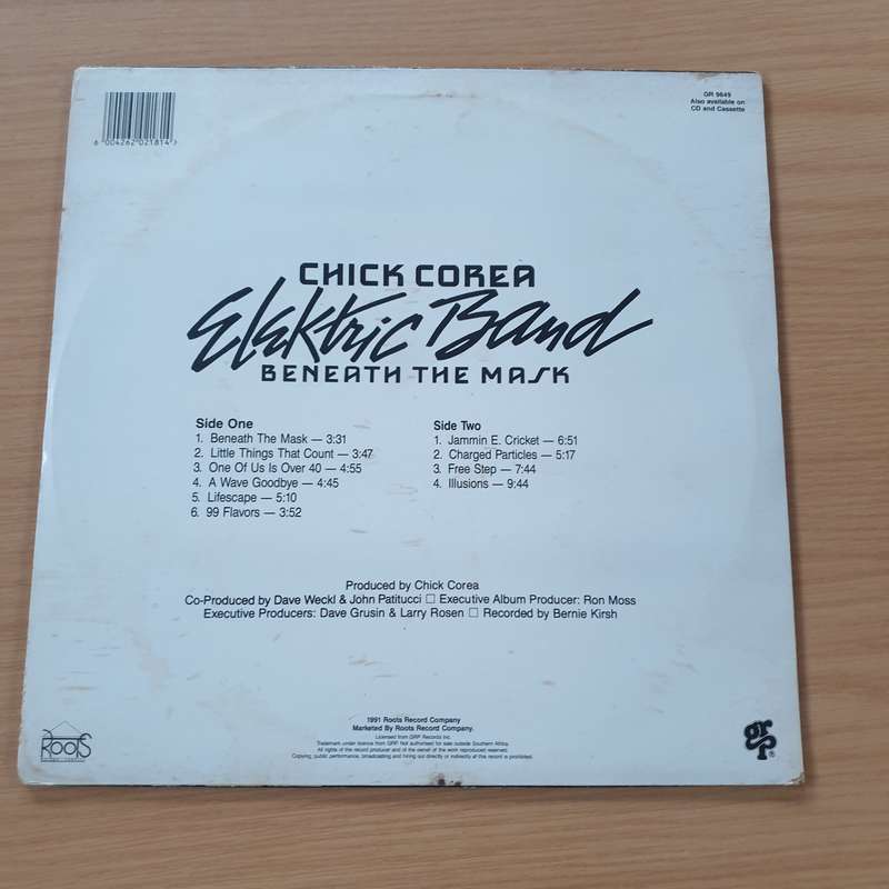 The Chick Corea Elektric Band  Beneath The Mask - Vinyl LP Record (VG+)