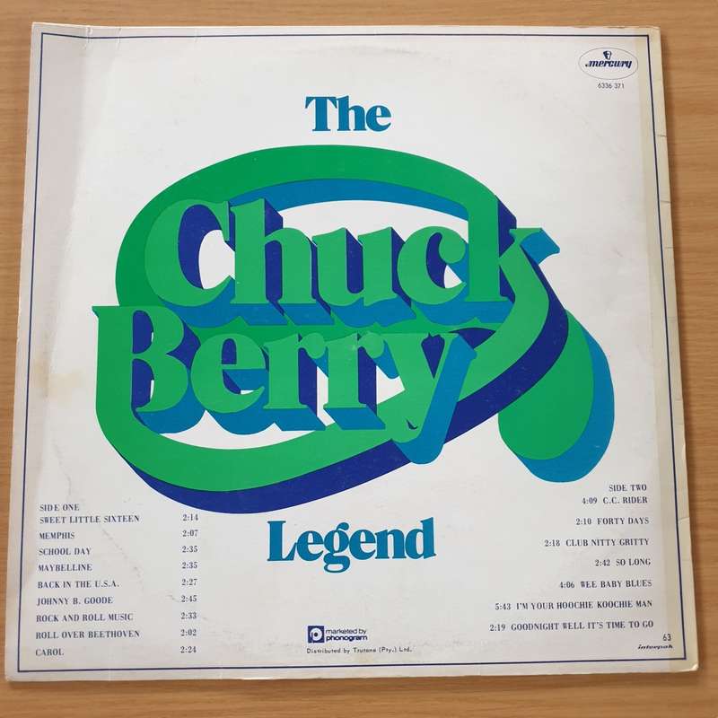 Chuck Berry  The Chuck Berry Legend - Vinyl LP Record (VG+)