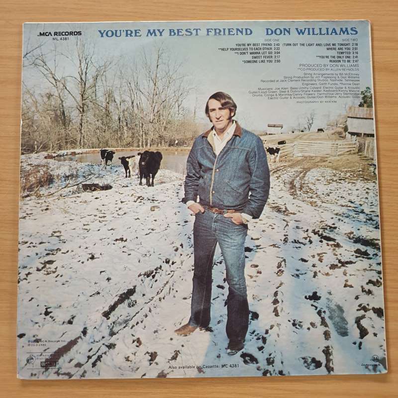 Don Williams  You're My Best Friend - Vinyl LP Record (VG+)