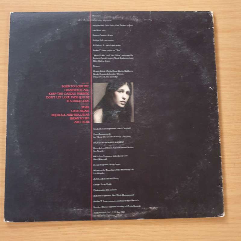 Rita Coolidge  It's Only Love - Vinyl LP Record  (VG+)