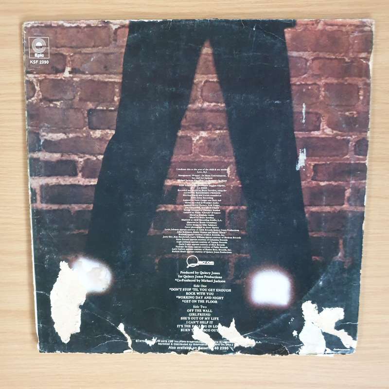 Michael Jackson  Off The Wall - Vinyl LP Record  (VG+)