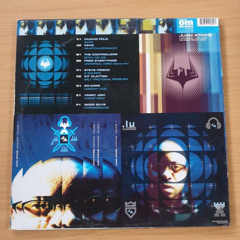 Juan Atkins  Legends: Volume 1 - Vinyl LP Record  (VG+)