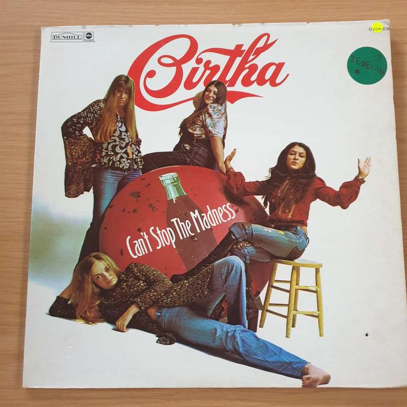 Birtha  Can't Stop The Madness - Vinyl LP Record  (VG+)