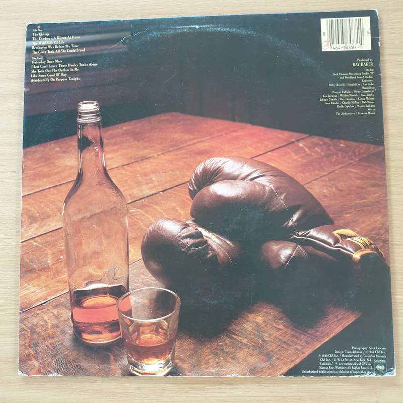 Moe Bandy  The Champ -  Vinyl LP Record  (VG+)