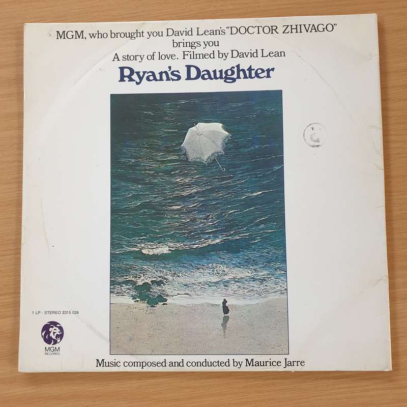 Maurice Jarre  Ryan's Daughter -  Vinyl LP Record  (VG+)