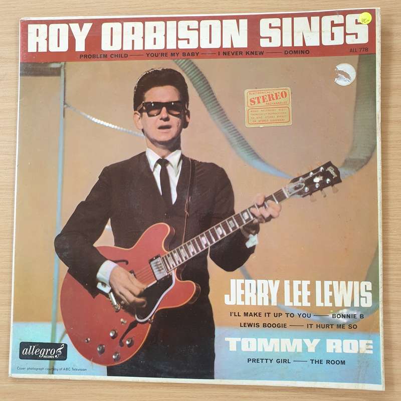 Roy Orbison, Jerry Lee Lewis, Tommy Roe  Roy Orbison Sings -  Vinyl LP Record  (VG+)