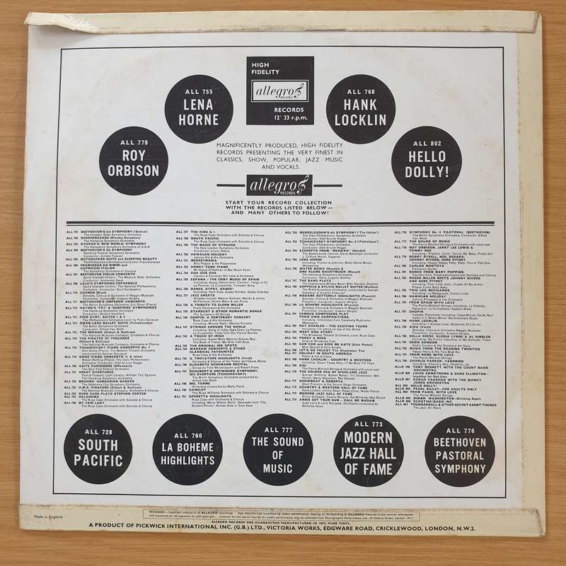 Roy Orbison, Jerry Lee Lewis, Tommy Roe  Roy Orbison Sings -  Vinyl LP Record  (VG+)
