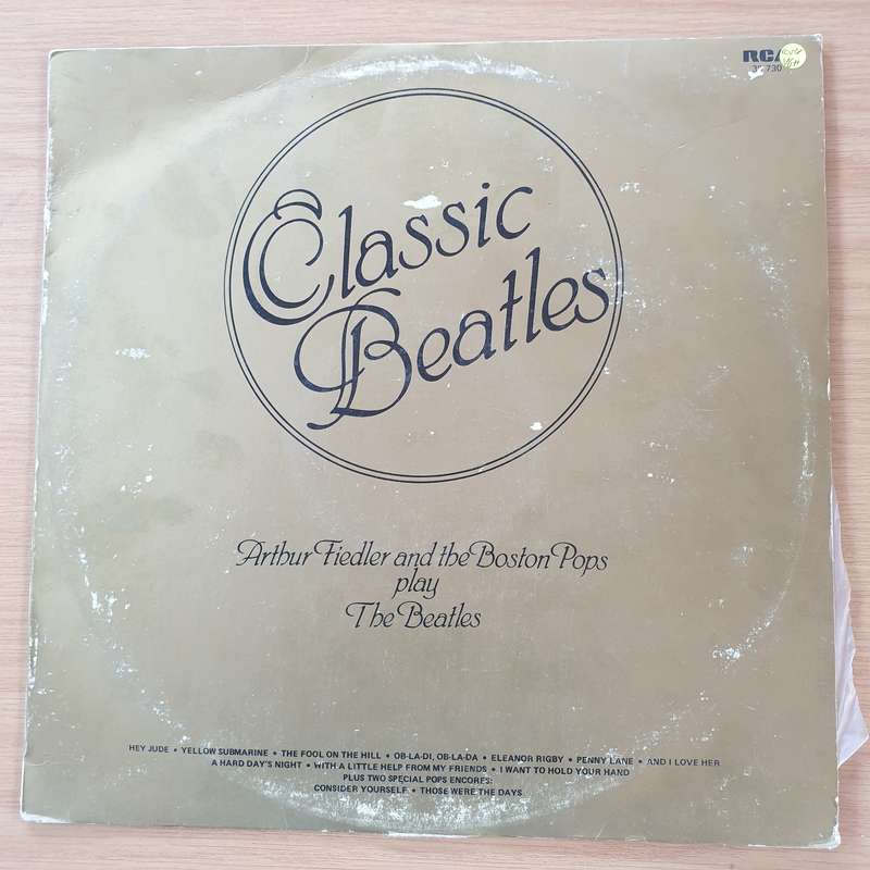 Arthur Fiedler And The Boston Pops  Play The Beatles -  Vinyl LP Record  (VG+)