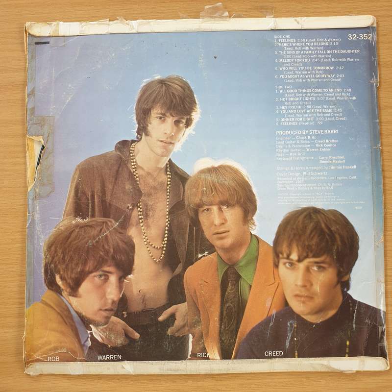 The Grassroots  Feelings - Vinyl LP Record (G+)