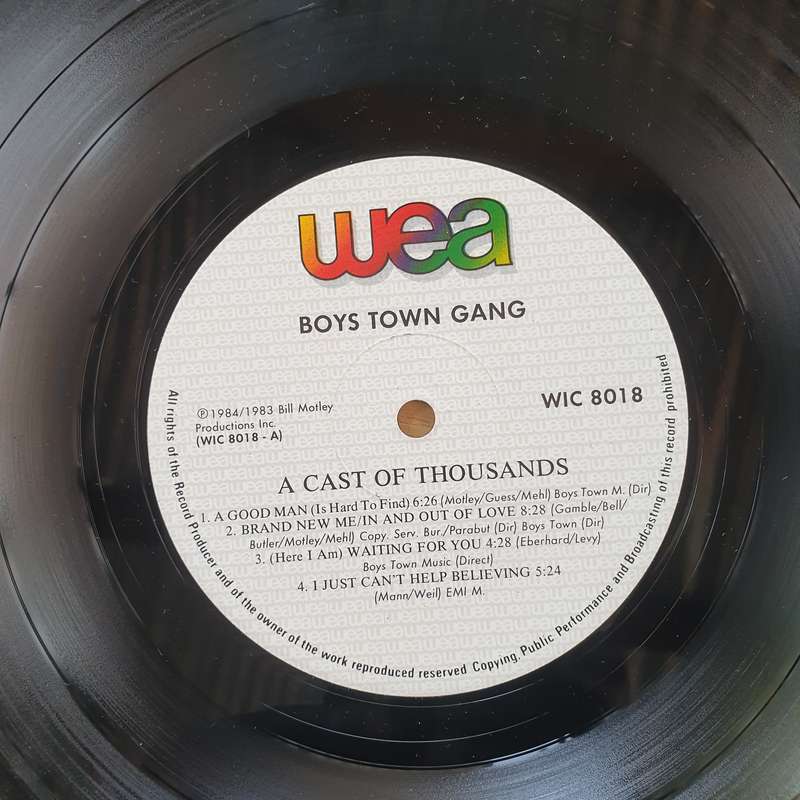 Boys Town Gang  A Cast Of Thousands - Vinyl LP Record -  Vinyl LP Record  (VG+)