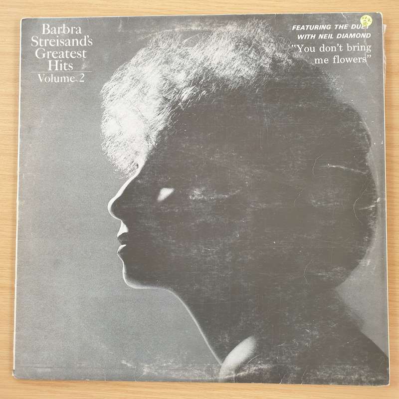Barbra Streisand  Barbra Streisand's Greatest Hits - Volume 2 - Vinyl LP Record  (VG-)