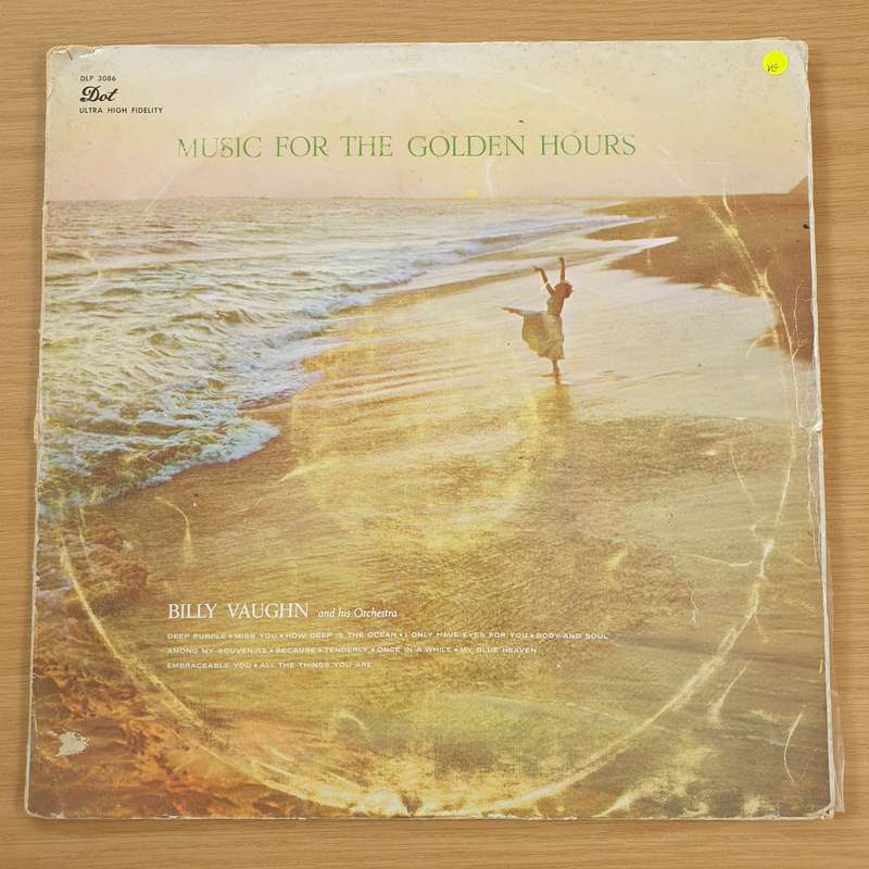 Billy Vaughn And His Orchestra  Music For The Golden Hours - Vinyl LP Record (VG)