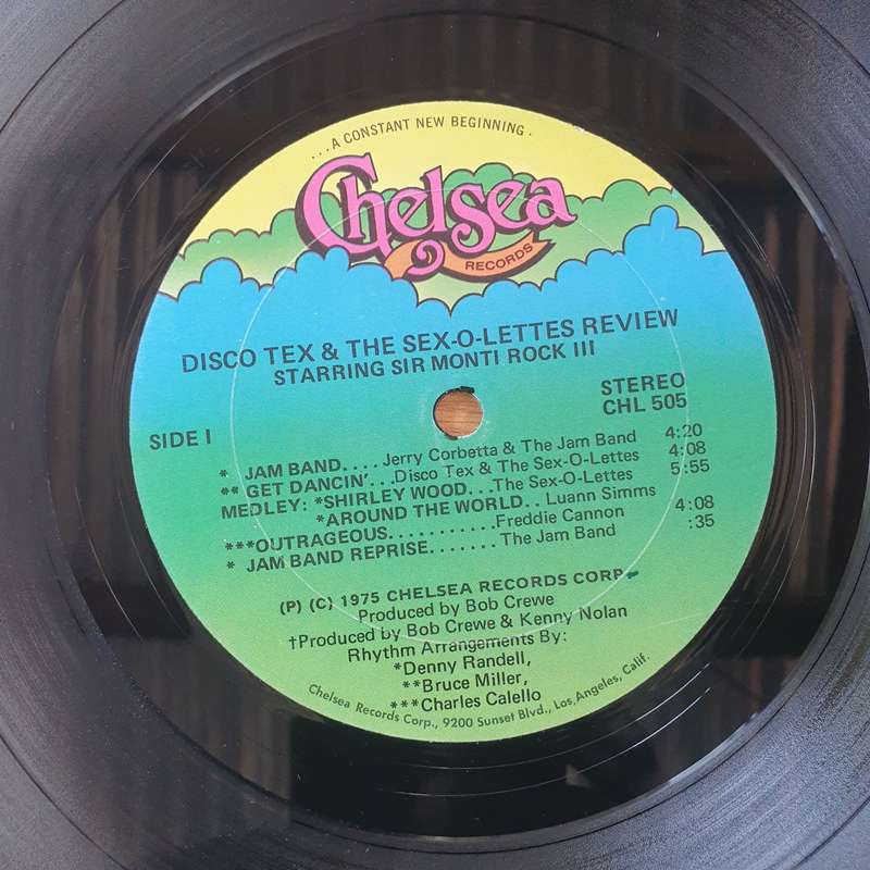 Disco Tex & His Sex-O-Lettes  Disco Tex & The Sex-O-Lettes Review - Vinyl LP Record (VG+)