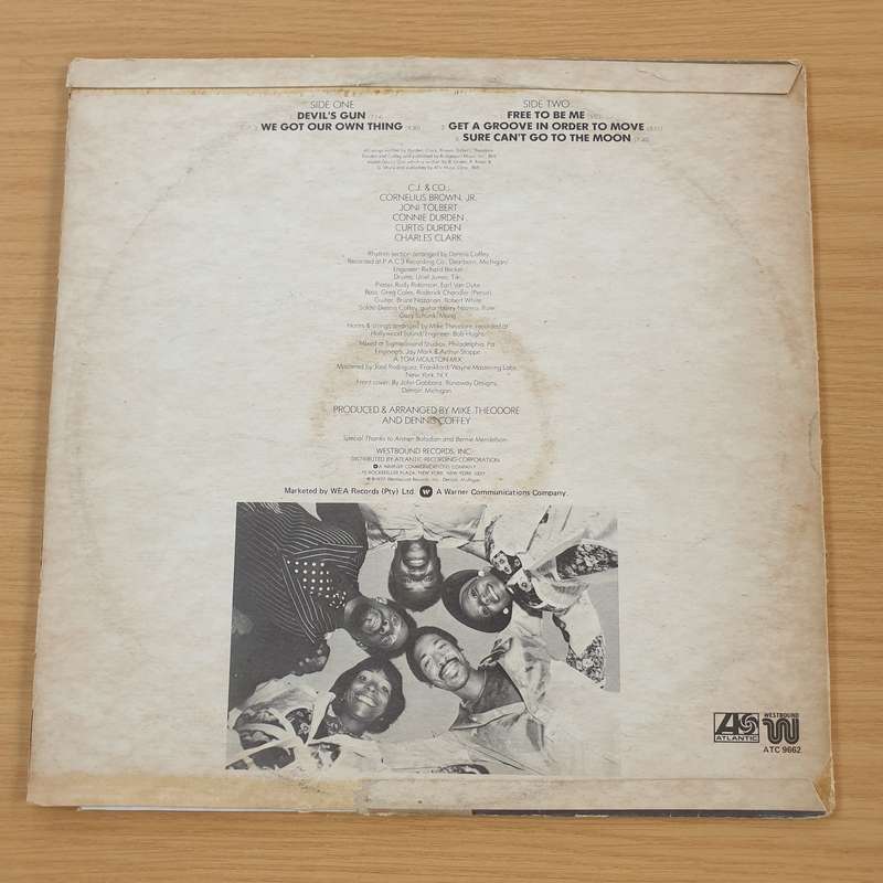 C.J. & Co.  Devil's Gun (Rhodesia) - Vinyl LP Record (VG)