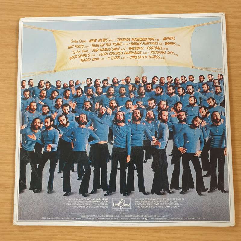 George Carlin  An Evening With Wally Londo Featuring Bill Slaszo - Vinyl LP Record (VG)