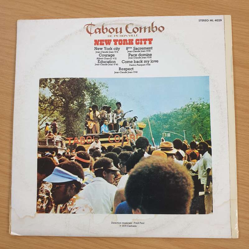 Tabou Combo De Petion Ville  New York City- Vinyl LP Record (VG+)