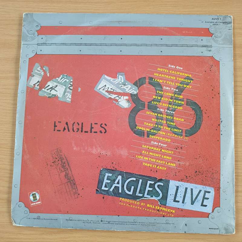 Eagles Live - Double Vinyl LP Record (VG+)